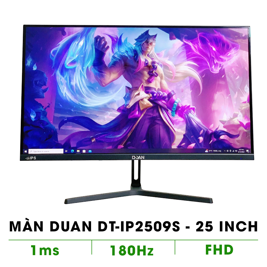 MÀN HÌNH GAMING DUAN 25INCH DT-IP25180S IPS 180HZ CHUYÊN GAME