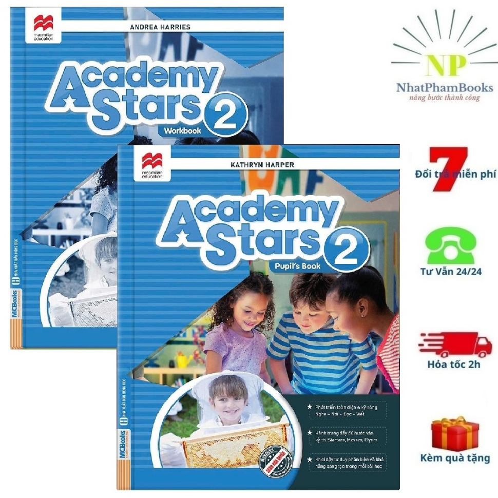 Sách - Academy Stars 2 - Trọn Bộ 2 cuốn