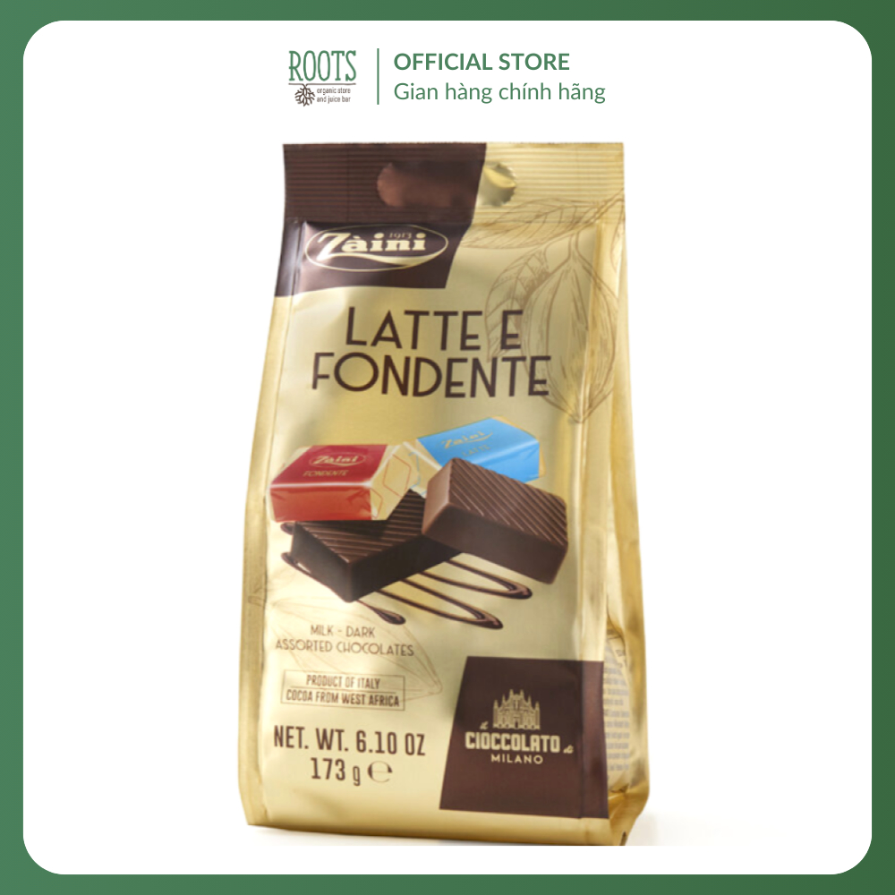 (Ship hỏa tốc) ZAINI - Socola Tổng Hợp, Latte e Fondente, Milk - Dark Assorted Chocolates, 6.10 oz (