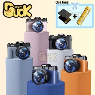 [Tặng thẻ nhớ] Máy ảnh Chụp Hình Retro 48MP Quay phim 4K UltraHD  - giả lập màu phim, quay video slow-mo, tích hợp wifi