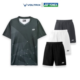  Áo Cầu Lông Nam YONEX Vải Poly Ánh Kim Thoáng Khí VOLTRIX Áo Quần Cầu Lông YONEX Mã ATYN22 