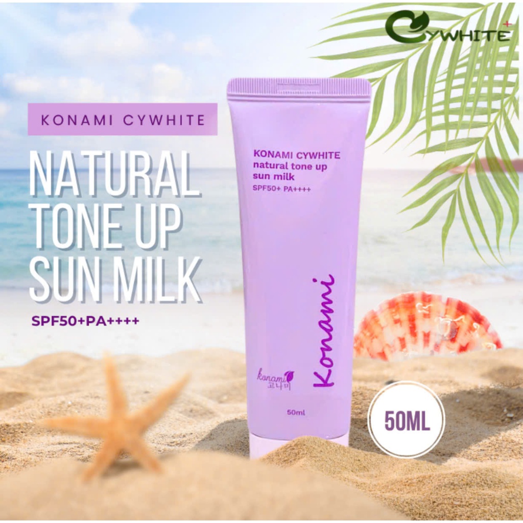 Kem chống nắng nâng tone konami cywhite SPF50+ PA++++ 50ml dành cho mọi loại da