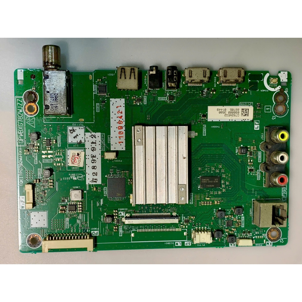 Bo main boar mạch linh kiện tivi tv Sharp LC-40SA5500X 40SA5500 nguồn, xử lý chung chính chủ khiển, 