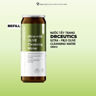  Nước Tẩy Trang Làm Sạch Dịu Nhẹ Cấp Ẩm DrCeutics Ultra-mild Olive Cleansing Water  480ml 500ml  
