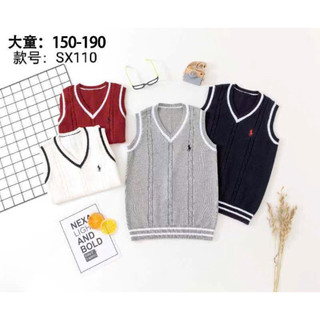 Áo len gile bé trai từ 25-55kg