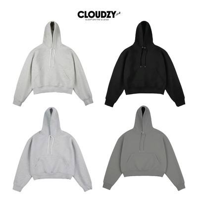 Áo khoác hoodie boxy nam nữ local brand HD BOXY TRƠN unisex form rộng nỉ bông dày mũ to 2 lớp basic