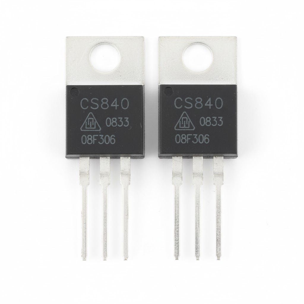 10c Fet áp cao CS840, lưng đồng ruột to. thay được cho hầu hết các Fet nguồn.