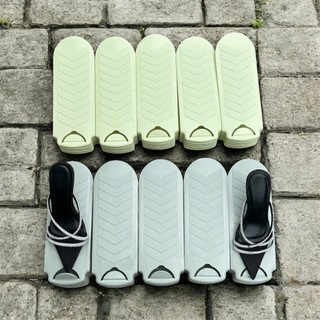 Combo 10 kệ để giầy thông minh điều chỉnh chiều cao phù hợp nhiều loại giày dép, giày thể thao, giày cao gót