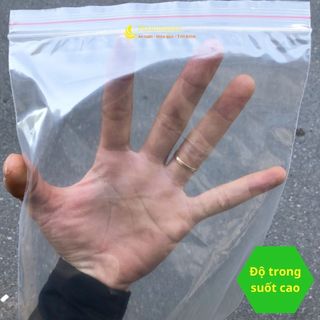 1kg Túi zip viền đỏ loại mỏng