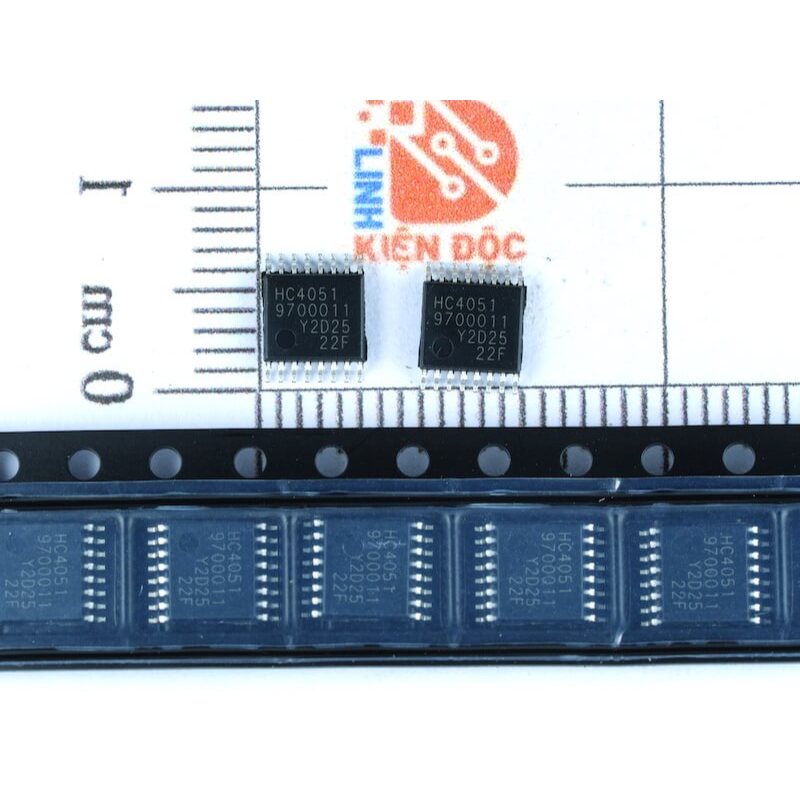 [Combo 5 chiếc] HC4051 74HC4051PW IC số Analog Multiplexer 8 Kênh CMOS TSSOP-16