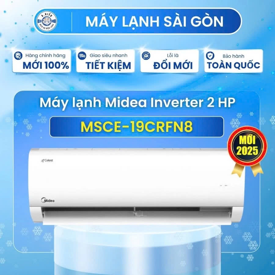 ❄️ Máy lạnh Midea Inverter 2 HP MSCE-19CRFN8 – Làm lạnh nhanh, tiết kiệm điện, vận hành siêu êm 🌿