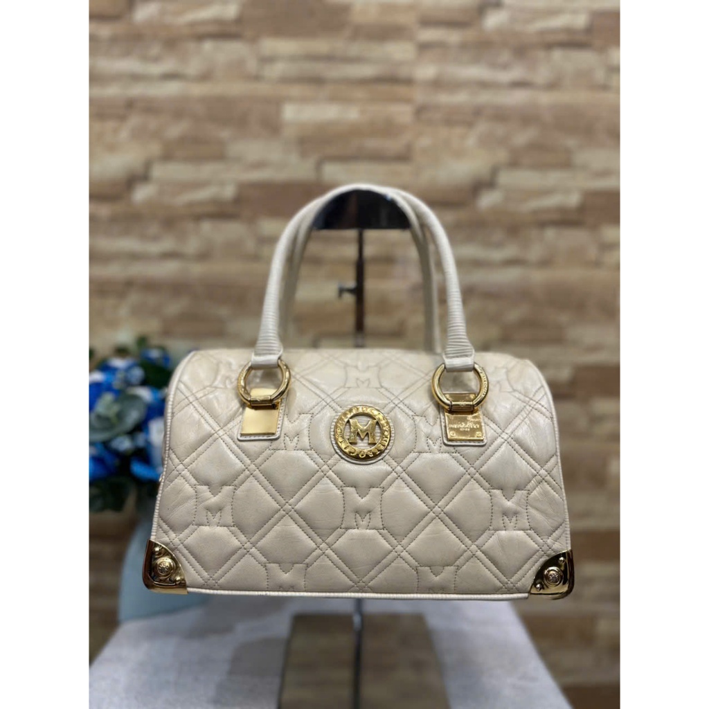 💎 [SẴN HÀNG] TÚI HỘP METROCITY ITALY - CHẦN BÔNG TRẮNG KEM 🇮🇹