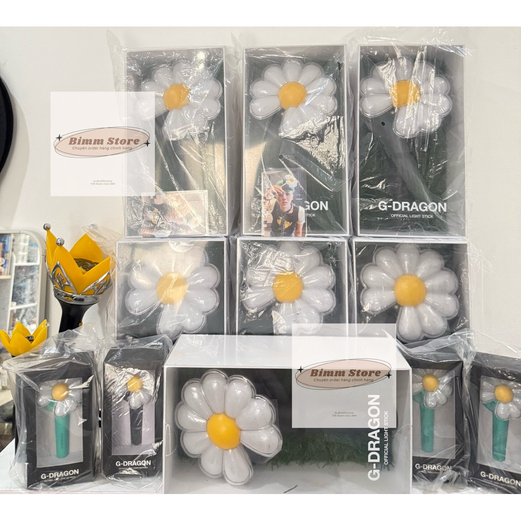 [SẴN HCM] OFFICIAL Lightstick, chậu, keyring GDragon