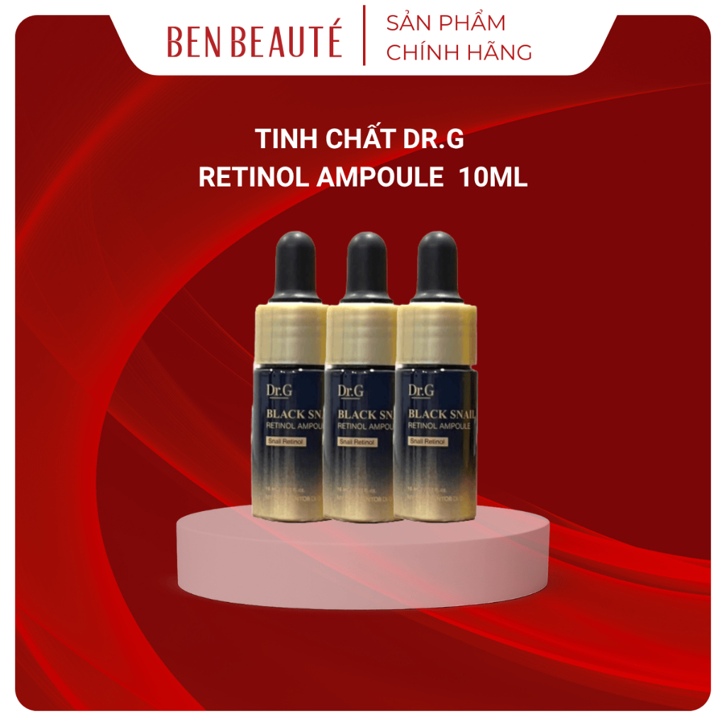 Tinh Chất Dr.G Black Snail Retinol Ampoule 10ml