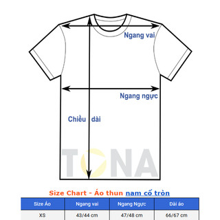 [Chính hãng] Áo thun nam size XS (50kg - 61kg)