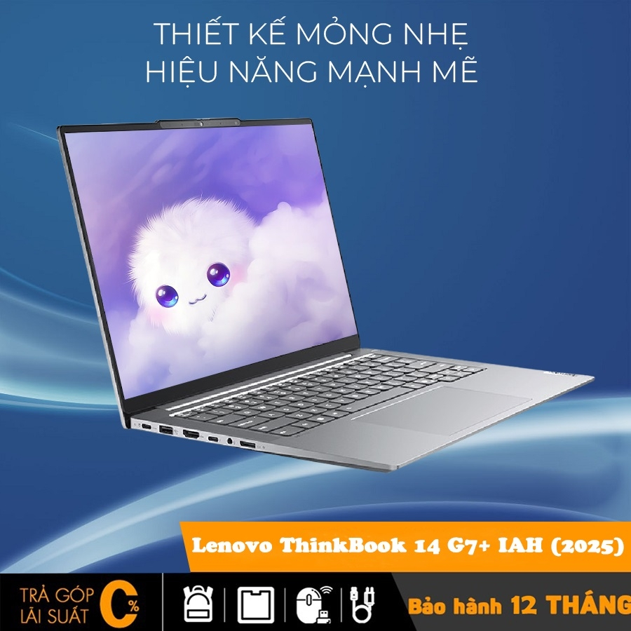 Lenovo ThinkBook 14 G7+ IAH (2025) Core Ultra 5-225H, 32 GB, SSD 1TB, AMD Radeon 880M, 14.5 inch 3K 