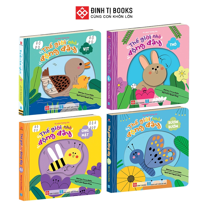 Sách - Thế giới nhỏ động đậy - Đinh Tị Books