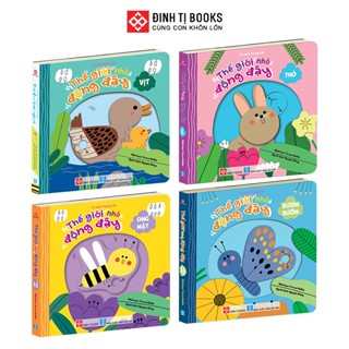 Sách - Thế giới nhỏ động đậy - Đinh Tị Books