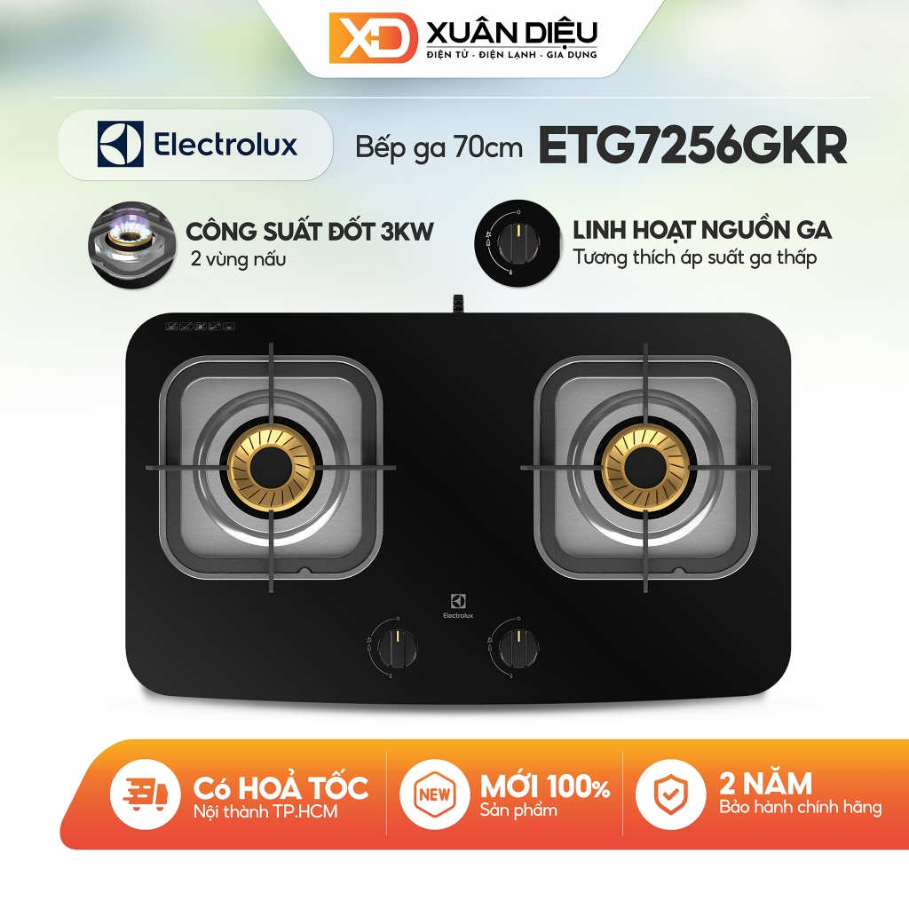 Bếp gas đôi Electrolux ETG7256GKR