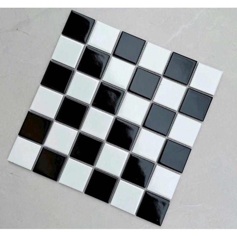 Q32-Gạch vỉ lưới trắng đen 30x30cm kho HCM