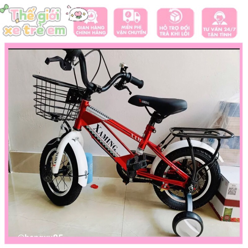Xe đạp cho bé dáng chuẩn XAMING NAM cao cấp-Xe đạp trẻ em