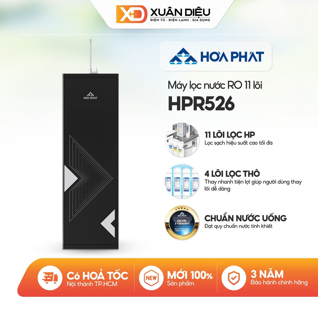 Máy lọc nước RO tủ đứng Hòa Phát HPR526
