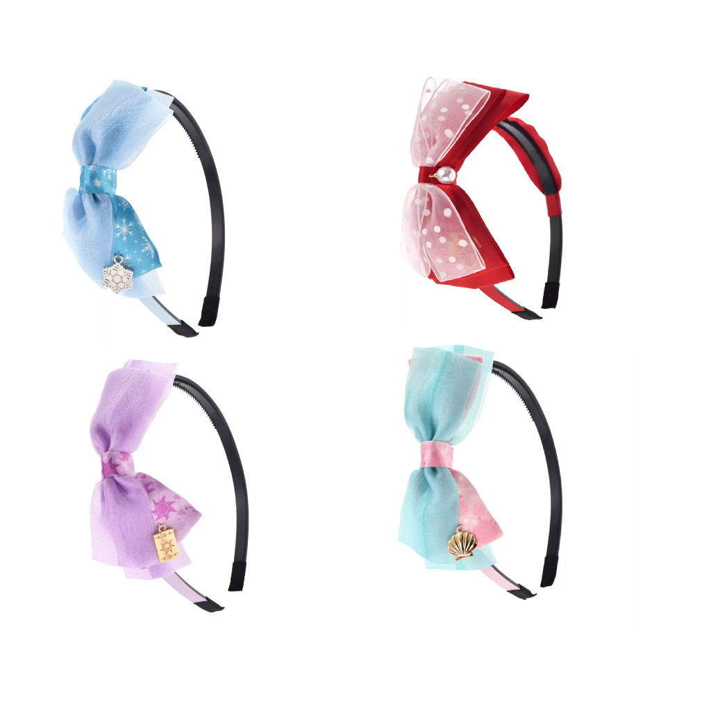 [Direct from Japan] Disney Headband with Layered Ribbon For Kids Japan NEW Disney Store