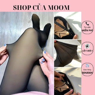   Nhà Moom  Quần tất bầu 3D lót nỉ thu đông  quần thiết kế đạp gót và liền bàn và có chun rút chỉnh bụng 