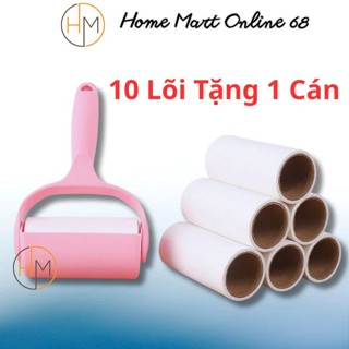 ( ComBo 10 Lõi + Tặng 1 Cán ) Cây Lăn Bụi Quần Áo, Ga Giường, Sofa lõi thay thế 10cm
