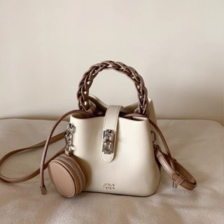  Túi xách nữ Chio 2nd dáng giỏ quai tết size 17 tặng ví mini CUN400 