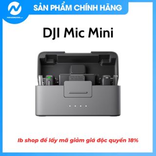  Micro không dây cài áo DJI Mic Mini nhỏ gọn chống ồn chính hãng 