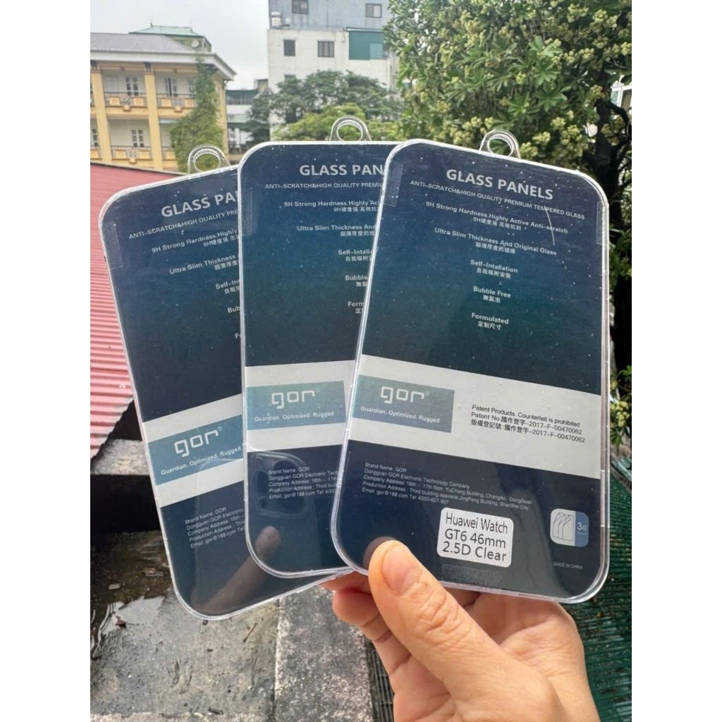 Bộ 3 kính cường lực cho huawei GT6/GT6 PRO kính trong suốt siêu đẹp
