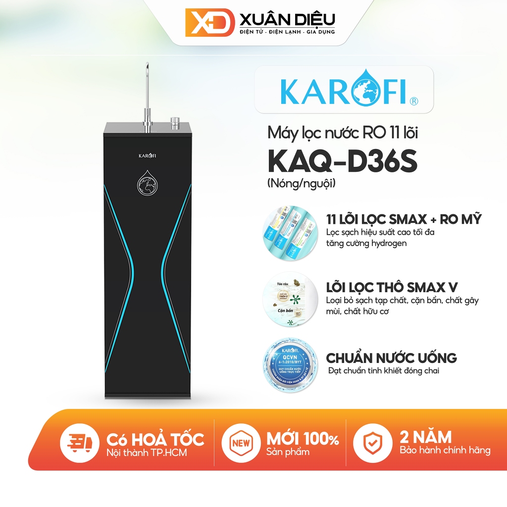 Máy Lọc Nước Karofi KAQ-D36S – 11 Lõi Lọc