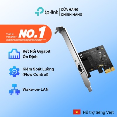 Card Mạng Mercusys MA210E Kết Nối Gigabit Ổn Định | Kiểm Soát Luồng, EEE, Wake-on-LAN
