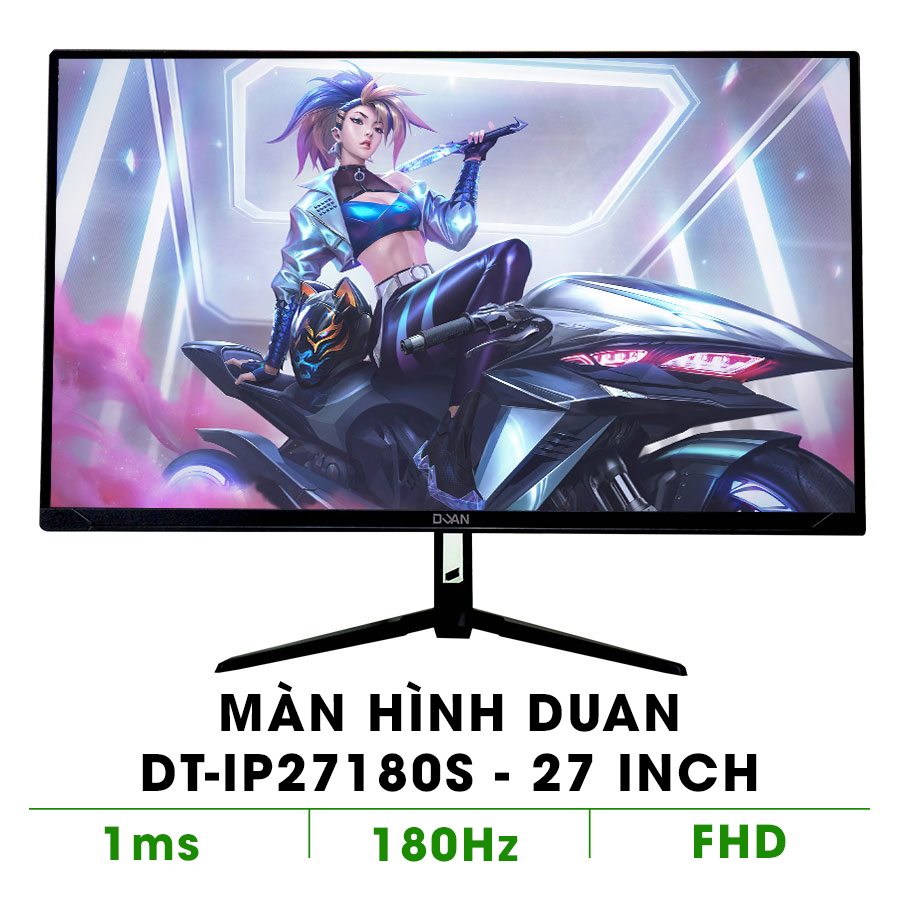 MÀN HÌNH GAMING DUAN 27INCH DT-IP27180S IPS 180HZ CHUYÊN GAME