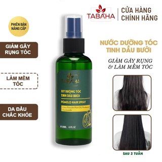  Nước xịt dưỡng tóc tinh dầu vỏ bưởi Pomelo Tabaha 120ml Tặng Dây Cột tóc hoa cúc 