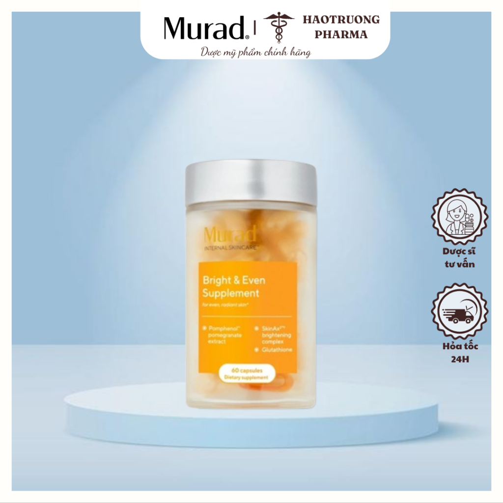 Murad Viên Uống Chống Nắng, Chống Oxi Hóa - 60 Viên