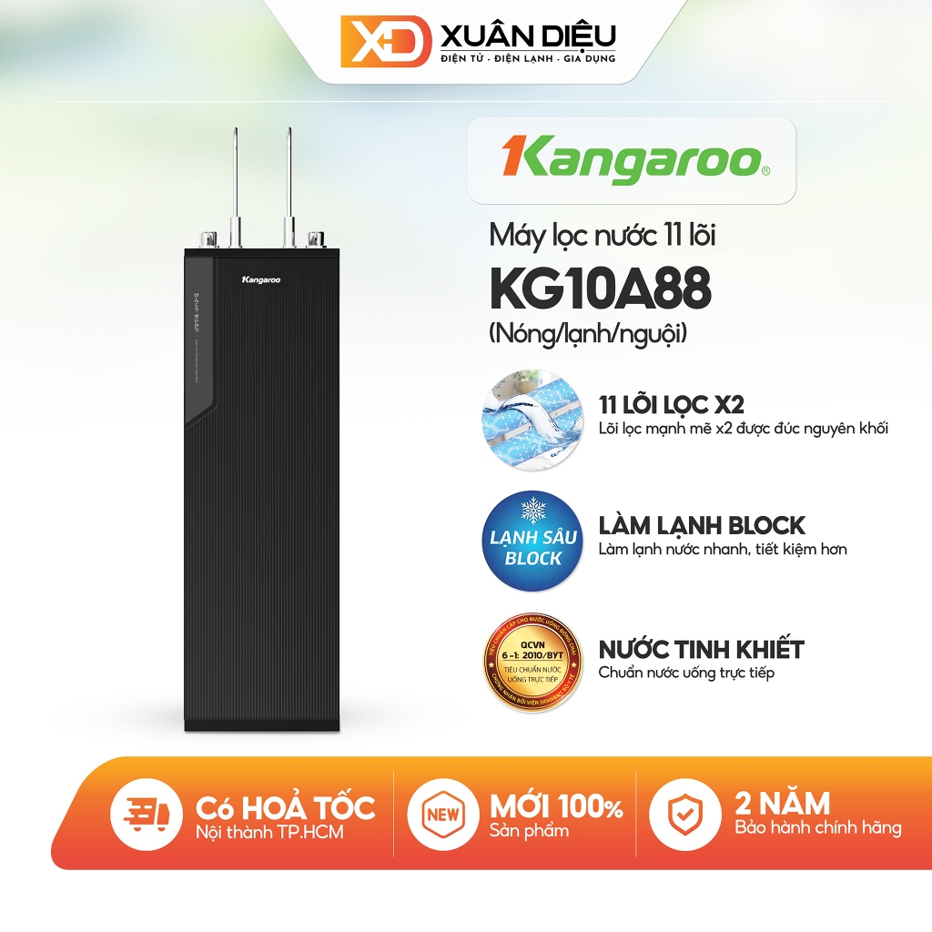 Máy Lọc Nước Kangaroo Hydrogen Nóng Lạnh KG10A88
