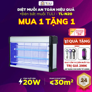  Đèn Bắt Muỗi Thông Minh TULI TL-N20 20W Thu Hút Diệt Côn Trùng Hiệu quả An Toàn BH 24 Tháng 