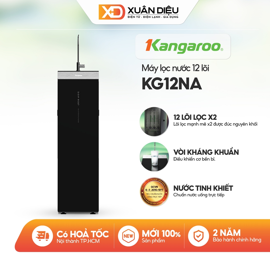 Máy Lọc Nước Kangaroo KG12NA - 12 Lõi Lọc