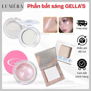 Phấn Bắt Sáng GELLA'S Highlight Làm Sáng Gương Mặt Siêu Lì Bền Màu Lâu Trôi