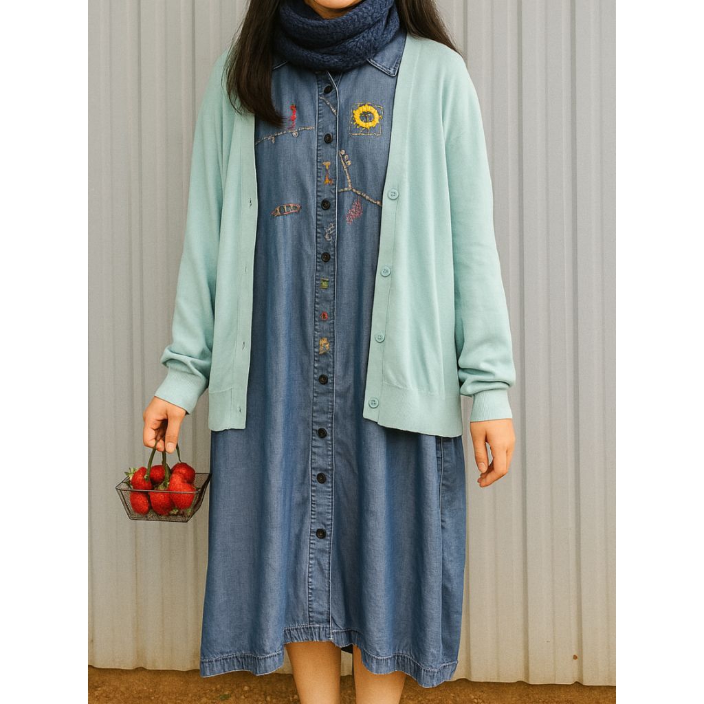 ÁO KHOÁC CARDIGAN UNIQLO 2HAND NHẬT MERAKI