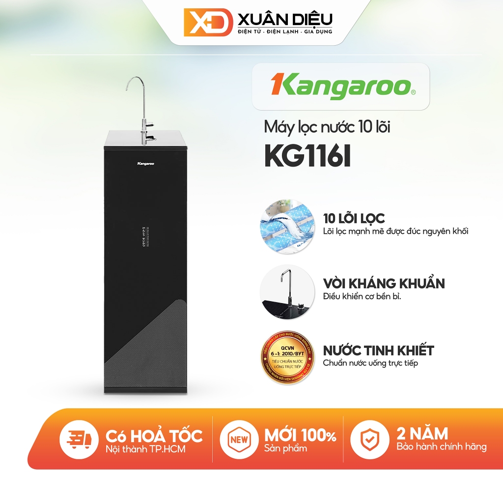 Máy Lọc Nước Kangaroo KG116I - 10 Lõi Lọc
