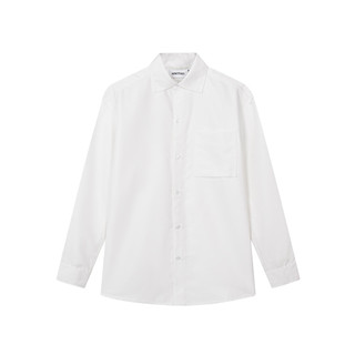 Áo sơ mi trắng basic tay dài unisex