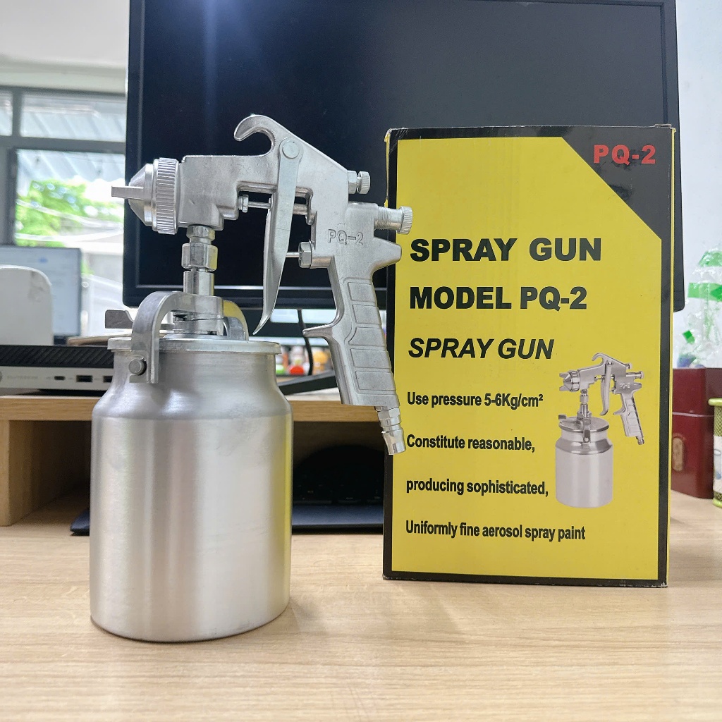 SÚNG PHUN SƠN PQ-02- BÌNH DƯỚI 600ML DÙNG HƠI