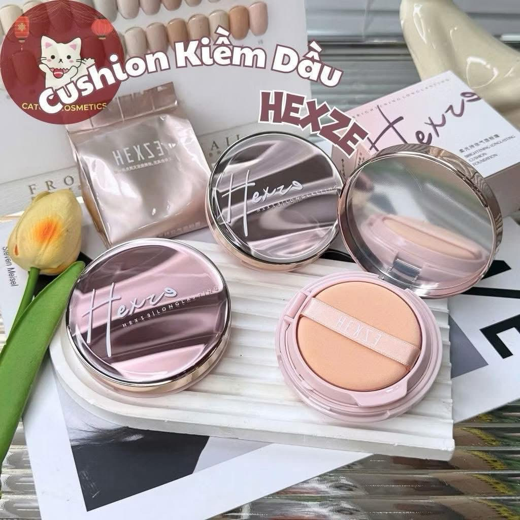 phấn nước hezxe cushion mỏng mịn kiềm dầu che phủ siêu tốt