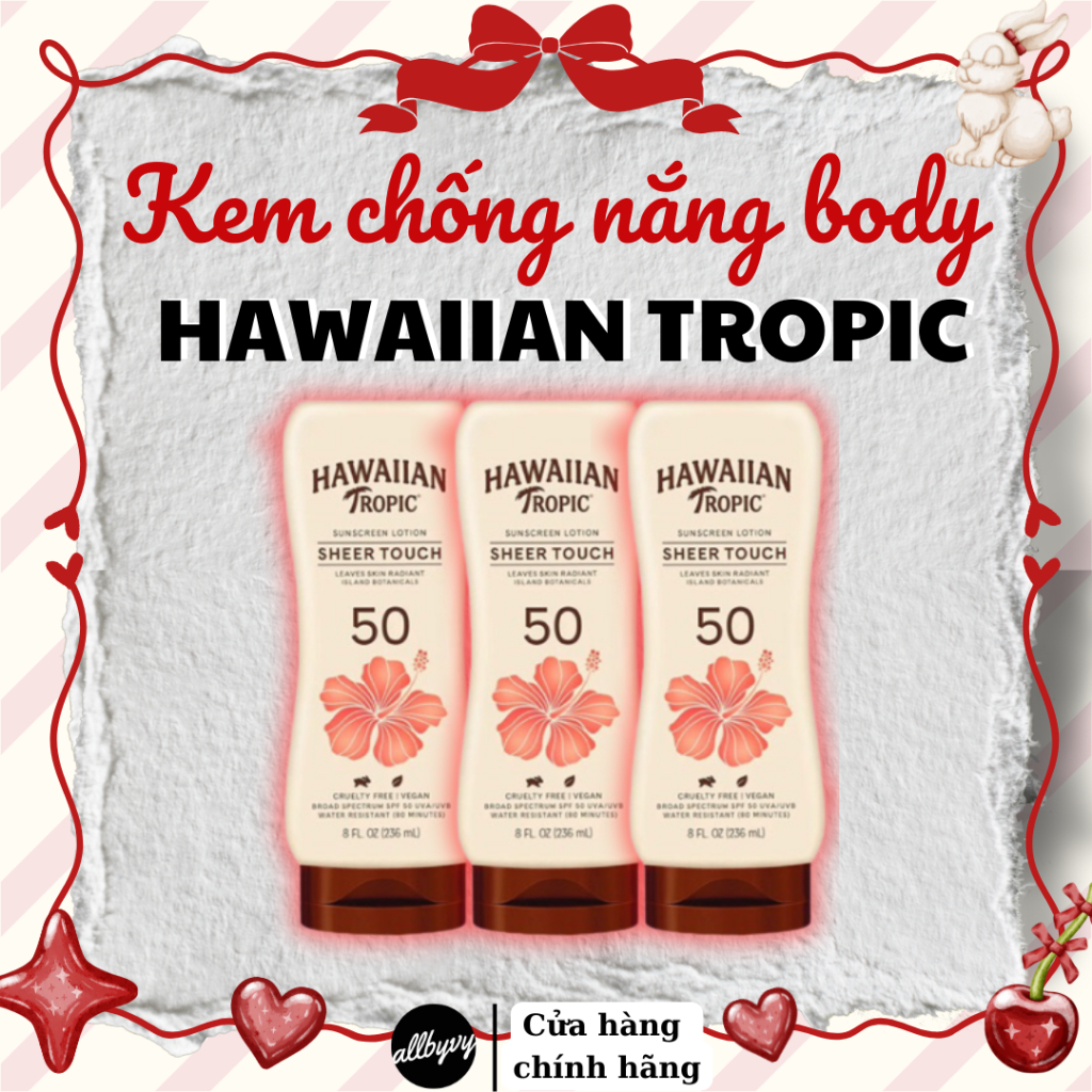 allbyvy l Kem chống nắng toàn thân HAWAIIAN TROPIC