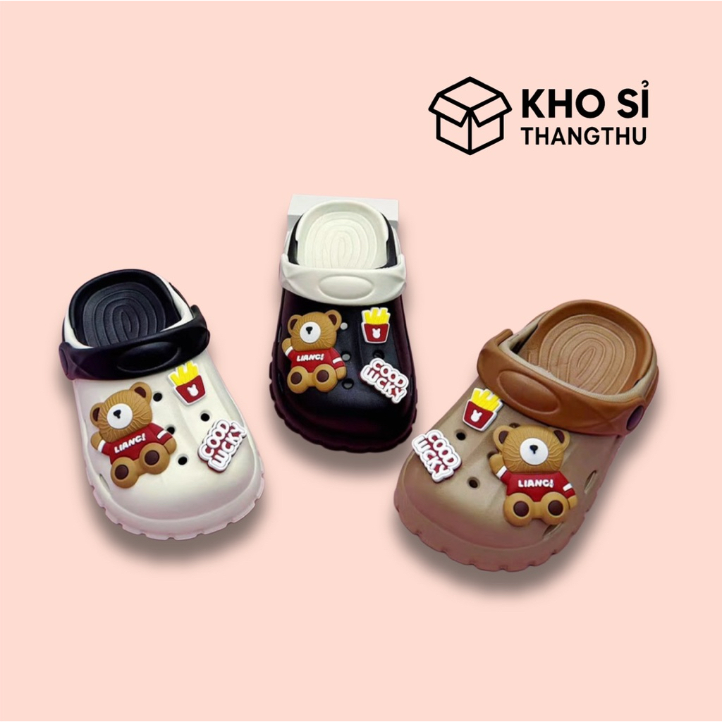 Dép Sục quai sticker thời trang cho bé trai và bé gái
