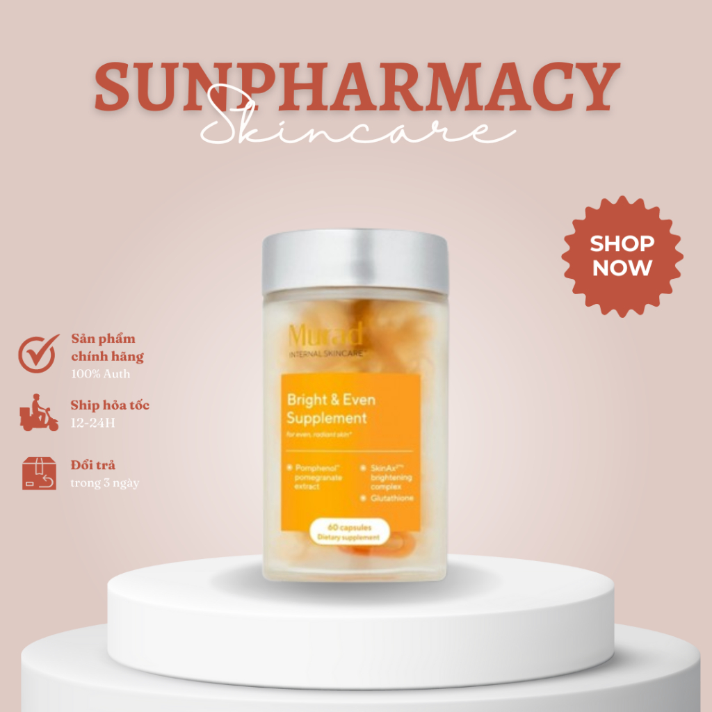 Murad Viên Uống Chống Nắng, Chống Oxi Hóa - 60 Viên