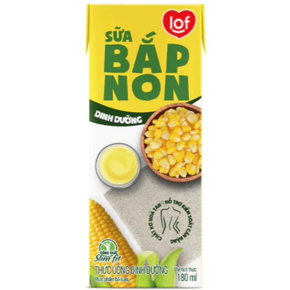 Thùng 24 hộp sữa bắp non LOF 180ml